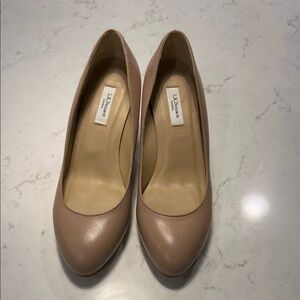 LK Bennett Sybila Nude Heels